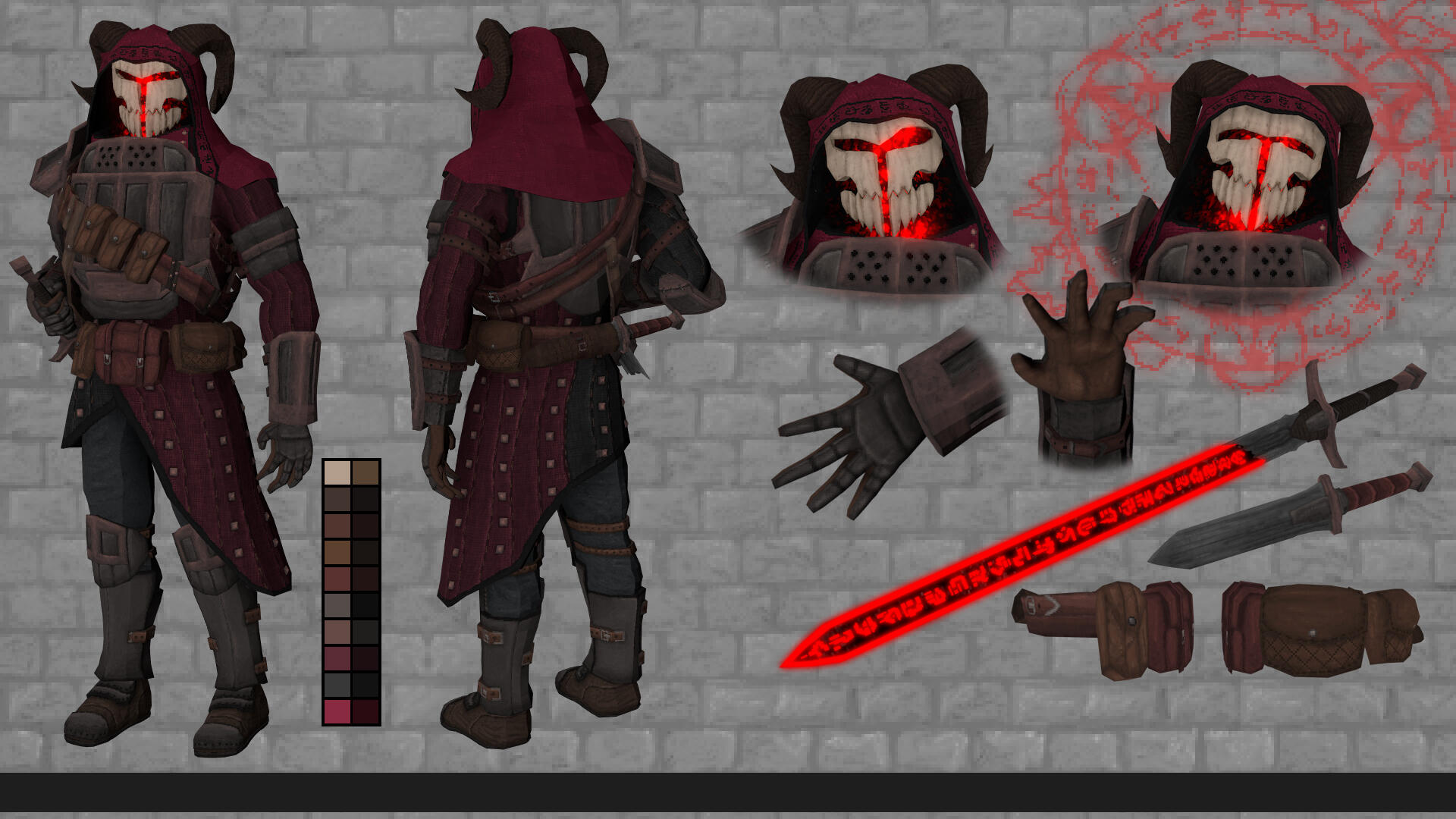 Bowenthius 3D VTuber Reference Sheet