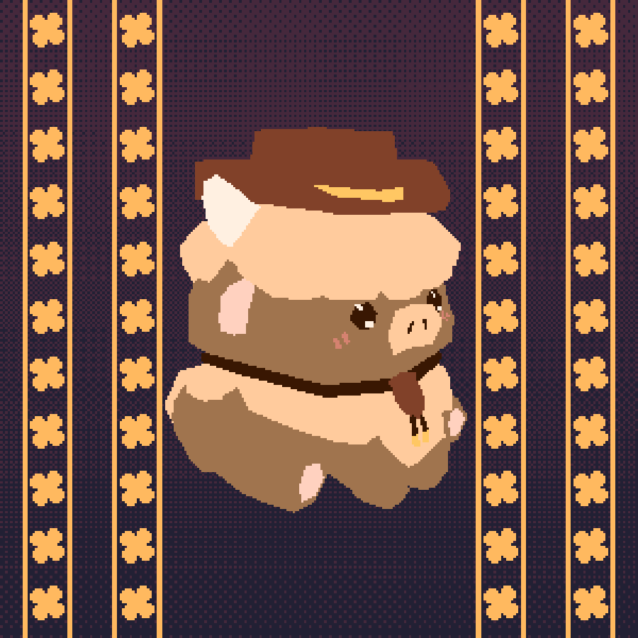 Moo Moo Clover 3D Model Fanart